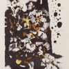 Mordecai Ardon -Flowering, brown & black