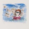 Yosl Bergner - Woman Dreaming